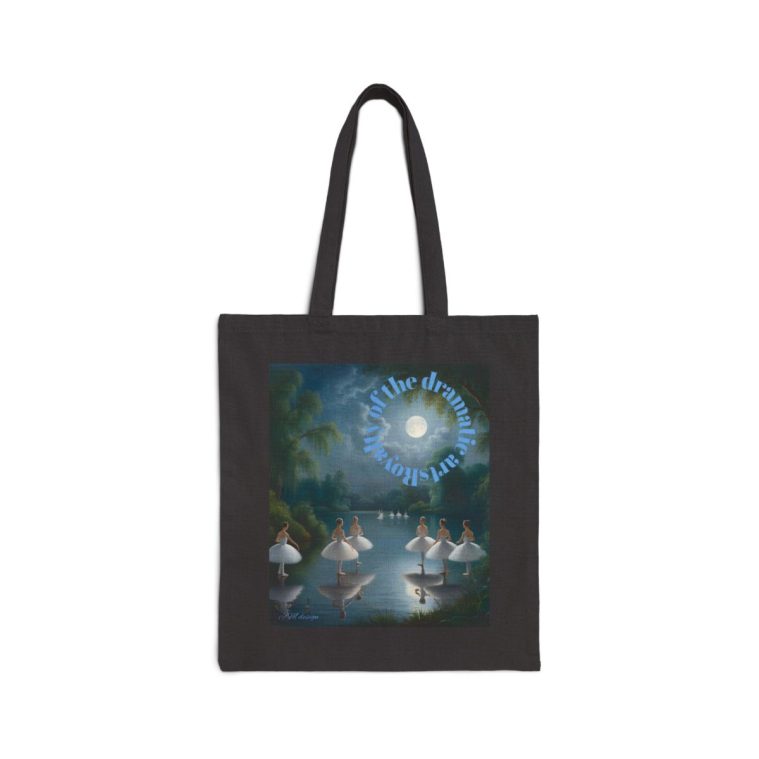 Elegant Ballerina Art Cotton Canvas Tote Bag – Royalty of the dramatic arts product main image
Elegant Ballerina Art Cotton Canvas Tote Bag 